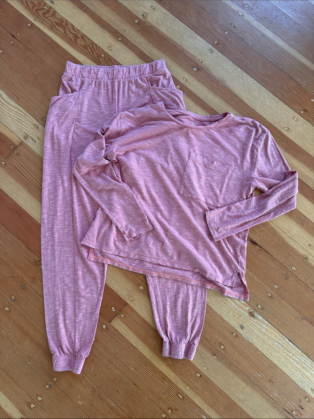 Garnet Hill Knit Loungewear Set Small